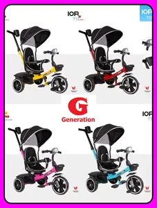 Sepeda Roda Tiga Anak Iora T15 Nikel – PMB Stroller Bike
