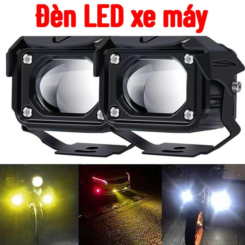 Bổ sung công suất cao xe máy Đèn sân khấu đèn LED CANBUS chiếu LED đèn sương mù cao beam12v 24V cho ATV Xe tải SUV UTV
