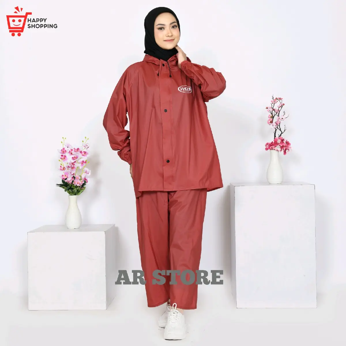 Jas Hujan Raincoat Pria & wanita dewasa Jas Hujan SMOOTH anti Rembes Tahan Air