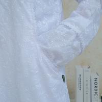 Gambar Perlengkapan Umroh Haji Wanita Gamis Putih Ihrom Kantong Depan Bahan03 - Putih, M dari Raisma Muslim Wear Kota Tangerang 5 Tokopedia