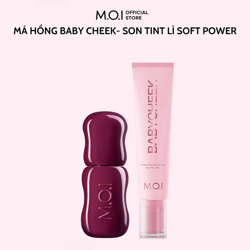 Má Hồng Baby Cheek- Son Tint Lì Soft Power