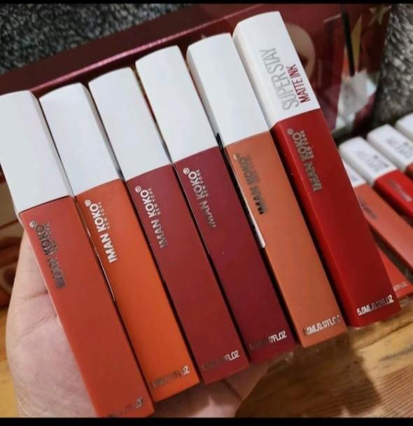 Product Introduction of [ Per 6 Pcs ] Iman Koko Lipcream Matte Liquid Lipcream 7