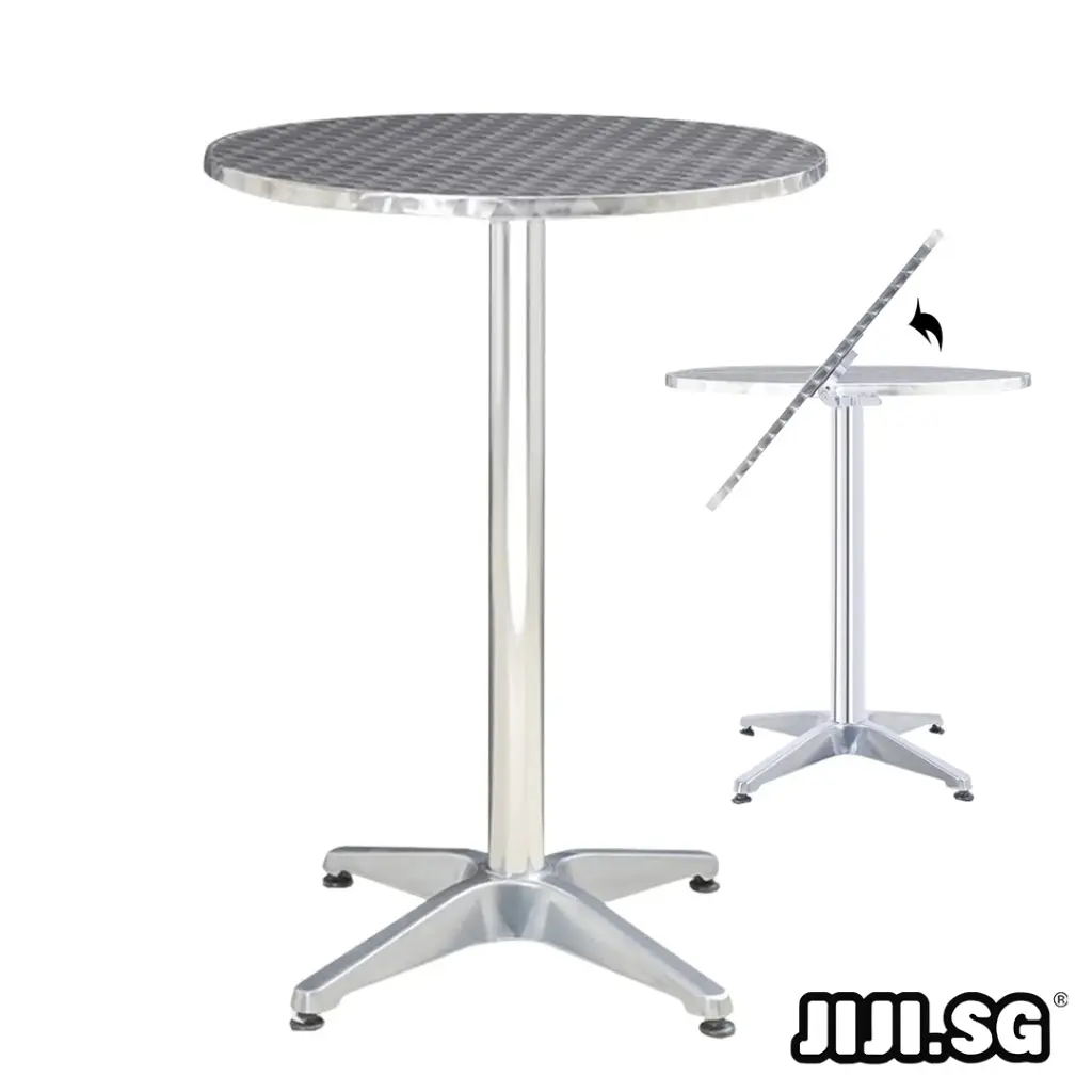 (JIJI SG) ALTON Bar Table - Outdoor Foldable (ROUND) - 60CM
