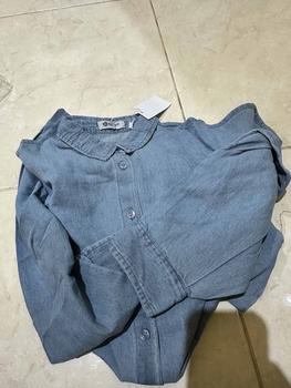 Product Review of Anyostore AT77 Atasan Kemeja Jeans Oversize Wanita Jumbo Bahan Denim from N**a 0