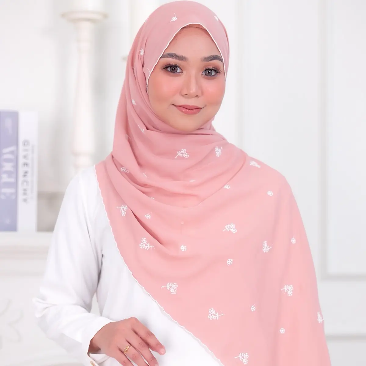 AARA SULAM SHAWL CHIFFON 1.8m