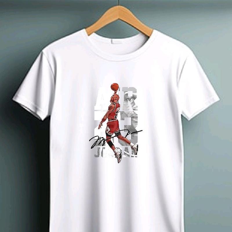 Kaos Cowok Lengan Pendek - Print Sablon DTF - GAMBAR AIR JORDANE - Oblong pria - Kaos Distro - Tshirt - Baju Atasan Digital Lembut Nyaman 3