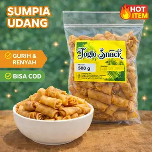 500g Sumpia Udang Khas Cirebon Bahan Premium Snack Kiloan Cemilan Food Manis Makanan Camilan Kering Jajanan camilan Asin grosir kiloan