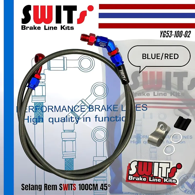 SELANG REM SWITS DEPAN 45 90 DERAJAT 100CM IMPORT ORIGINAL 5