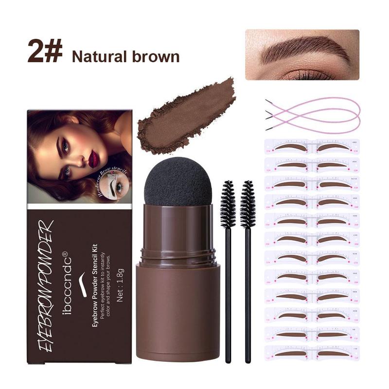 Product Introduction of Eyebrow Powder Set Waterproof Long Lasting Soft Mushroom Head Eyebrow Styling Makeup 47