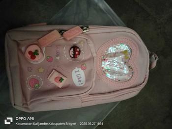 Product Review of PENCIL CASE HIASAN GLITTER KARAKTER 3D MODEL TAS LUCU KOREA KAPASITAS BESAR Stationery from s**1 2