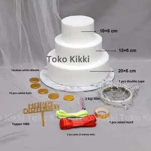 Set Money Cake Diameter 20-15-10 T6 Pull Up Toko Kikki Kue Uang Tarik