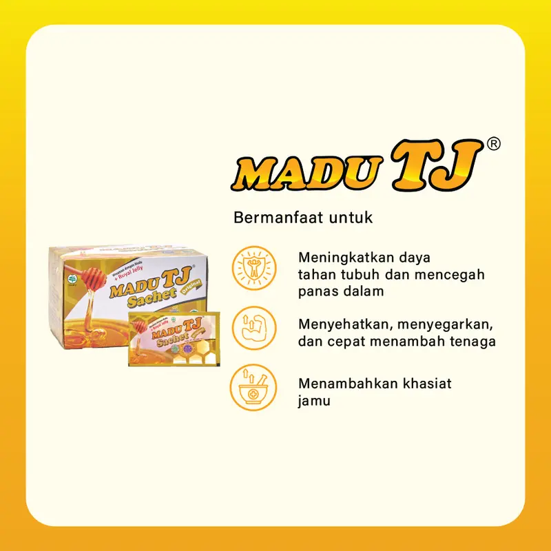 Paket 2 Box Madu TJ Sachet Original 1