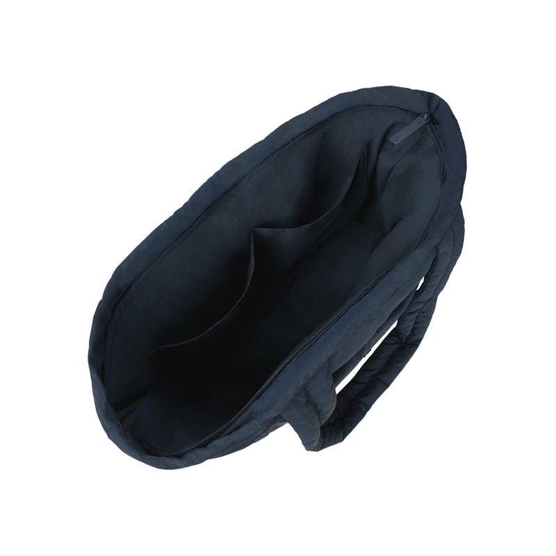 Puffer Shopper Bag (Material/Colour: Indigo)