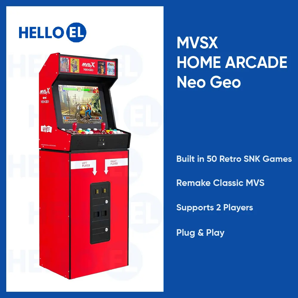 NEOGEO MVSX HOME ARCADE 50 Games Classic Retro Arcade