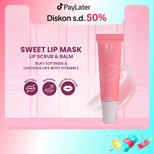 Madame Gie Sweet Lip Mask - Scrubing Bibir Gelap & Bibir Pecah-pecah Lipmask Kering Kusam Vitamin Perawatan Kosmetik