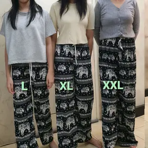 celana kulot dewasa L.XL.XXL.untuk ukuran L tinggi badan 155 cm maximal dirancang cowo dan cewe pakai dari ABG sampai dewasa bisa pakai dengan bahan melar karet enak dipakai Hitam Panjang Nyaman