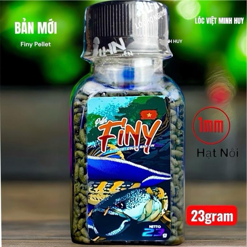 Cám Finy Hạt 1mm 23 gram BẢN MỚI đặc biệt cho cá lóc lạnh - Nữ hoàng Andrao Hoàng đế Tiểu hoàng đế - phdv-cám finy pellet