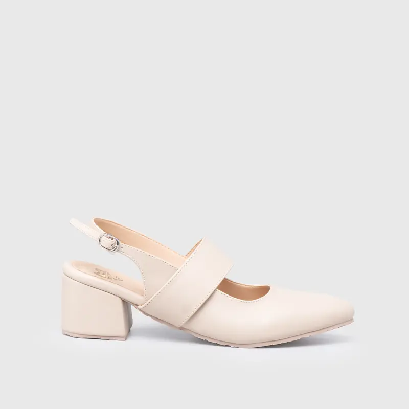 Adorable Projects - Starky Heels Ivory - Sepatu Wanita Sandal 4