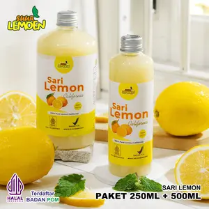 Sari Lemon Suur Lemoen - Air Lemon Murni 750ml - Bundle Sari Lemon 500ml + 250ml