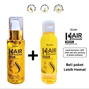 Kesaria paket hemat Hair Chronicle Ginseng Hair Essential Oil Tonic Rambut dengan Ginseng untuk Mencegah Rambut Rontok dan Mendukung Pertumbuhan Rambut Lebih Hemat Beli Paket Perawatan Pemanjang Minyak Vitamin Treatment Haircare Kering Shampoo Ketombe