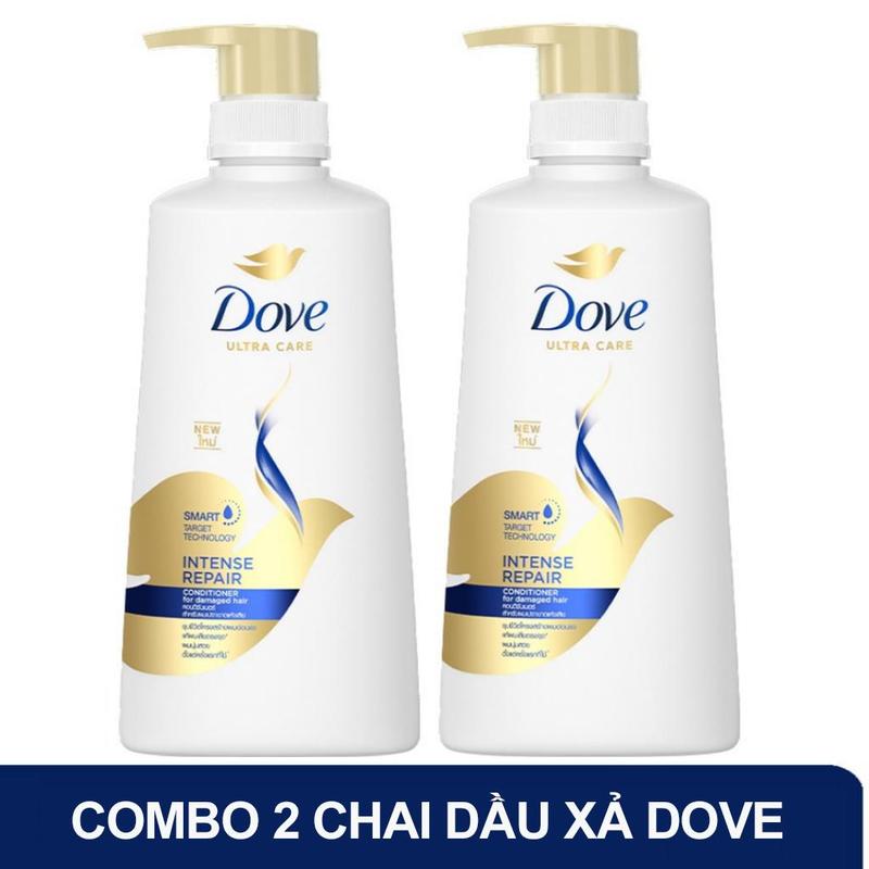 Combo 2 Dầu xả Phục Hồi Tóc Dove Thái Lan Intense Repair - 410ml/chai