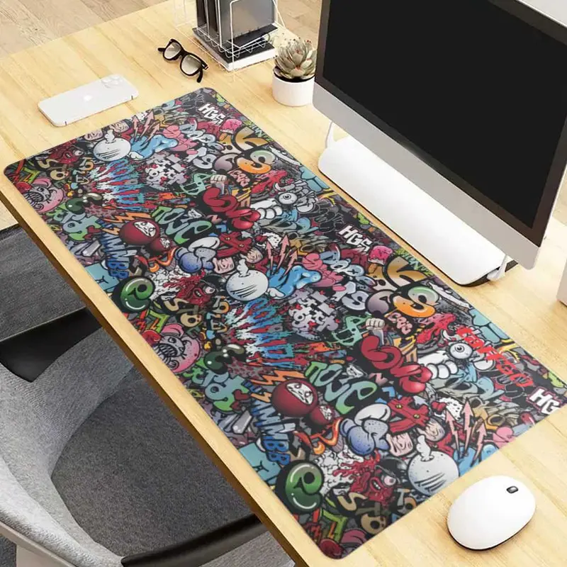 TaffGO EI25 Mouse pad Gaming Gravity Mouse pad Gaming XL Mouse pad Gaming Besar Gravity Mouse pad Gaming Large Mousepad XL Gaming Mousepad XL Mouse Pad XL Desk Mat Motif Gravity 400 x 900 mm – MULTI VARIAN Computer 5