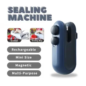 Sealing Machine Alat Penyegel Bungkus Makanan Mini Sealer USB Portable Rechargeable Mini Multifungsi