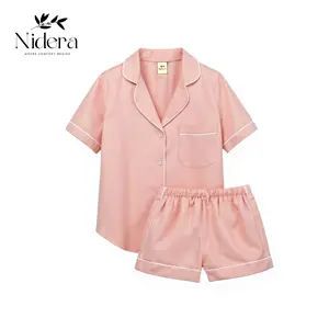 Nidera Pajamas Set - Dusty Pink | Piyama | Baju Tidur