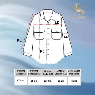 Jaket Denim Kemeja Jeans Oversize Sobek Lengan Balon Wanita 2