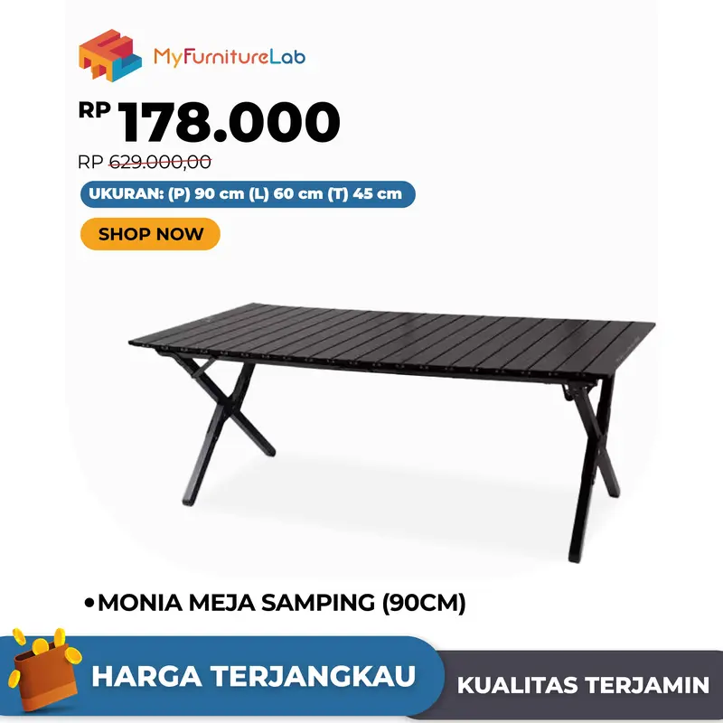 𝐌𝐘𝐅𝐔𝐑𝐍𝐈𝐓𝐔𝐑𝐄𝐋𝐀𝐁 MONIA WAIKOLA Meja Camping / Outdoor 0