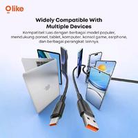 Gambar Olike D309B Kabel Data Nylon Micro Type C Lightning 2,4A 100cm Fast Charging D309BM D309BC D309BL - Type C dari Starcomp Semarang Kota Semarang 5 Tokopedia