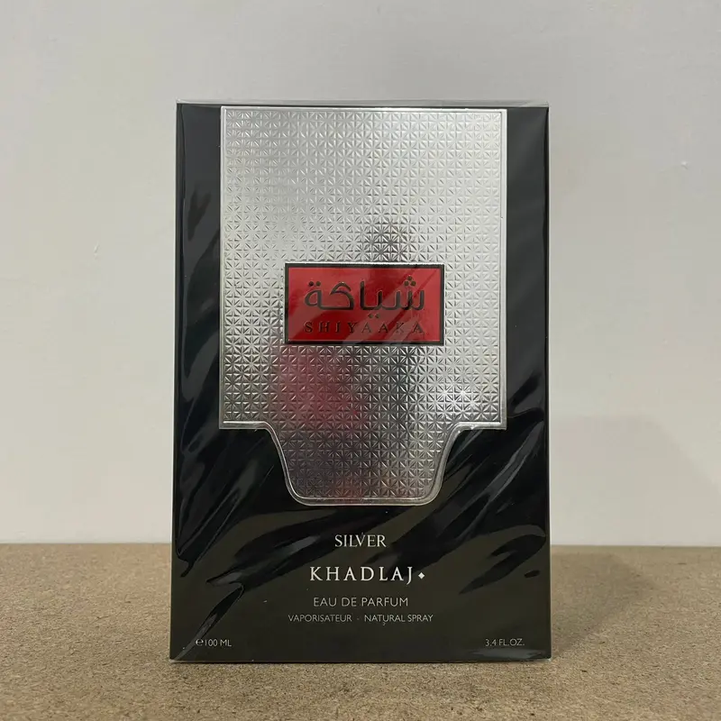 Parfum Pria Khadlaj Shiyaaka Silver EDP 100ml for Men 4