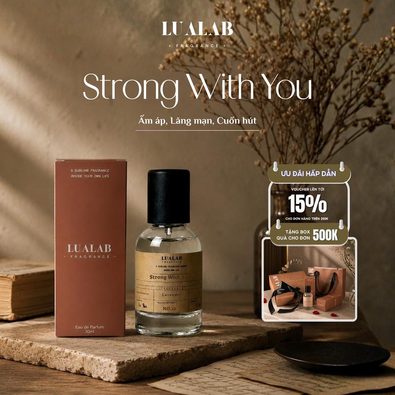 Nước hoa nam Lualab Stronger With You dung tích 30ml mùi hương ấm áp ngọt ngào cuốn hút NO10