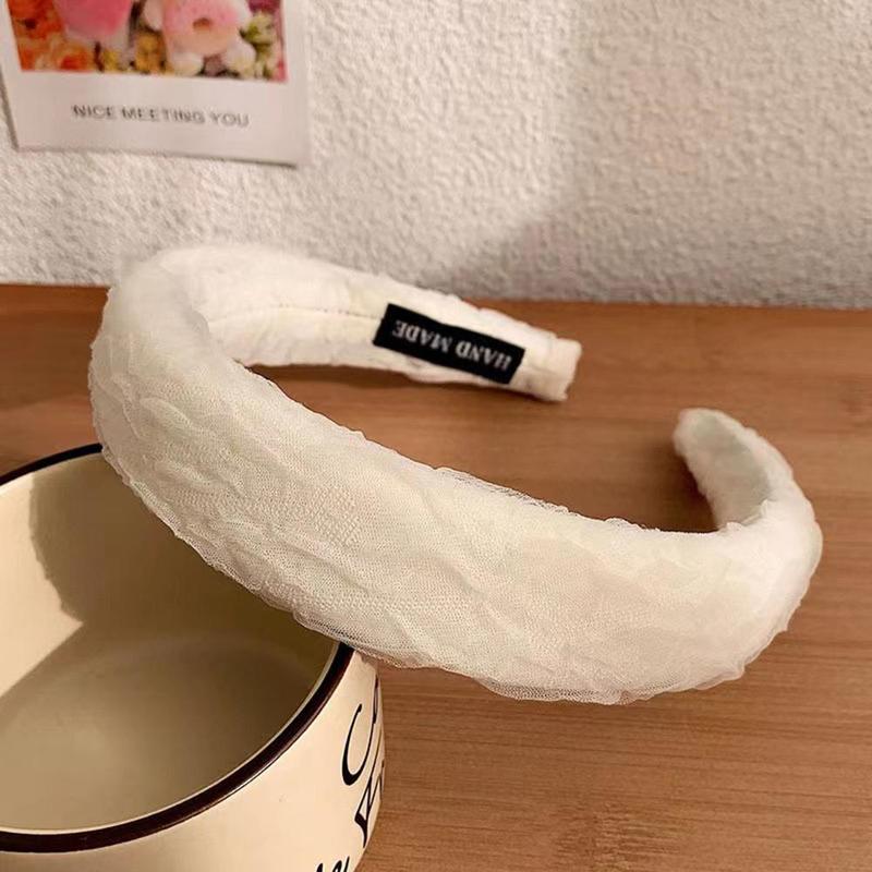 Product Introduction of YANKUN Sweet Style Pink Hairbands Wide-brimmed Face Wash Hair Bundles Fashionable Hairpins and Hair Accessories 19