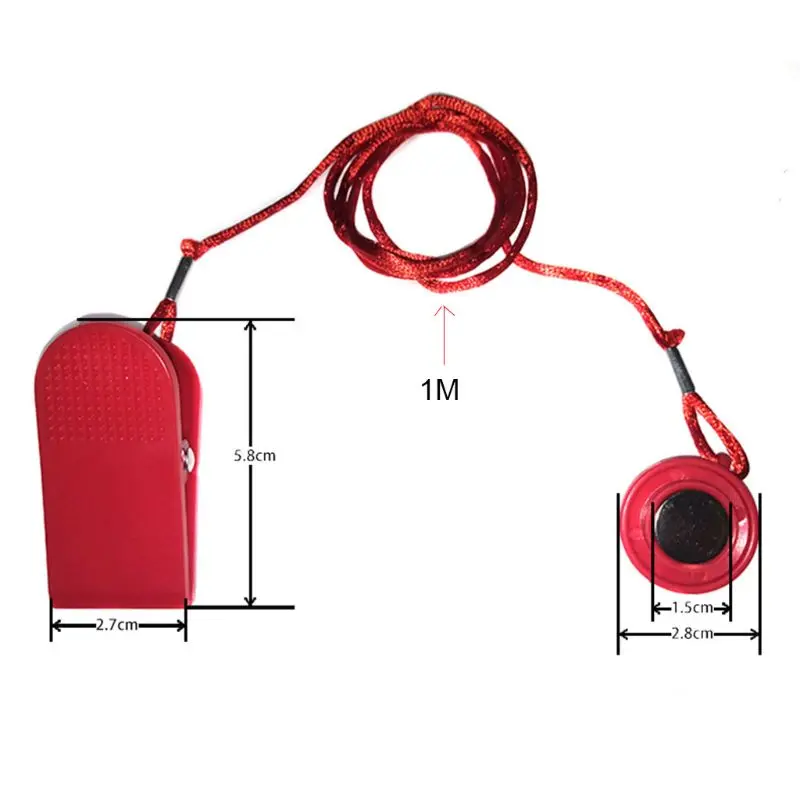 Kunci Treadmill Magnet Safety Key Treadmill Universal Treadmill Safety Key Untuk Fitness Lari 5