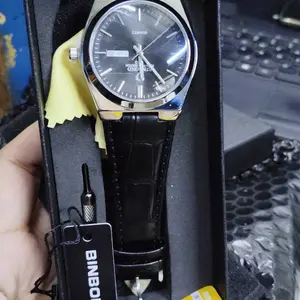 WATCHPACK BB-053 | Jam Tangan Pria Cowok Kulit Original Leather Binbond Tahan Air Quartz Watches Keren Stainless