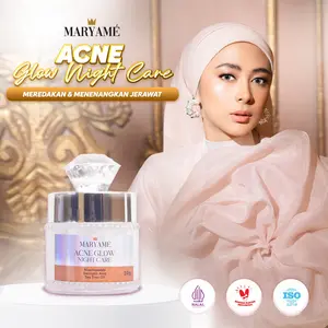 Maryame Acne Glow Night Care untuk membantu merawat kulit berjerawat