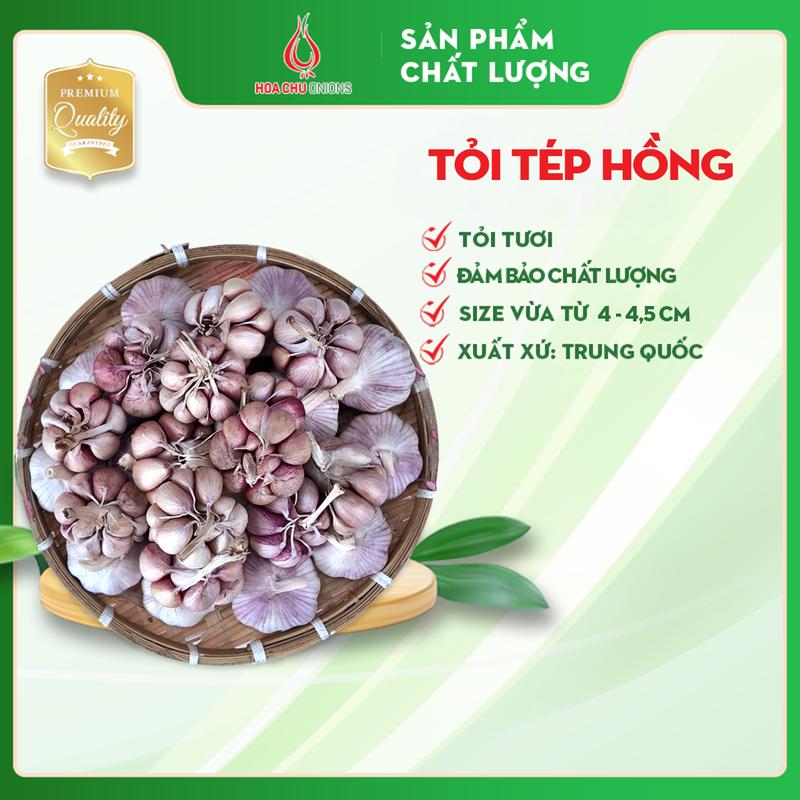 Tỏi tép hồng nhập khẩu thơm ngon - Gia vị cơ bản trong nấu ăn