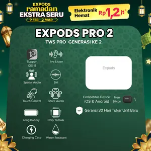 Expods PRO 2 Type C TWS Earphone Bluetooth Wireless Charging Case 2024