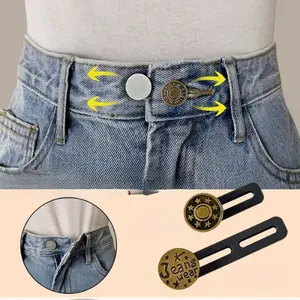 【khaefashion】RM002 1Pcs Pembesar Kancing Celana Jeans Pengait Celana Denim Lepas Pasang Unisex