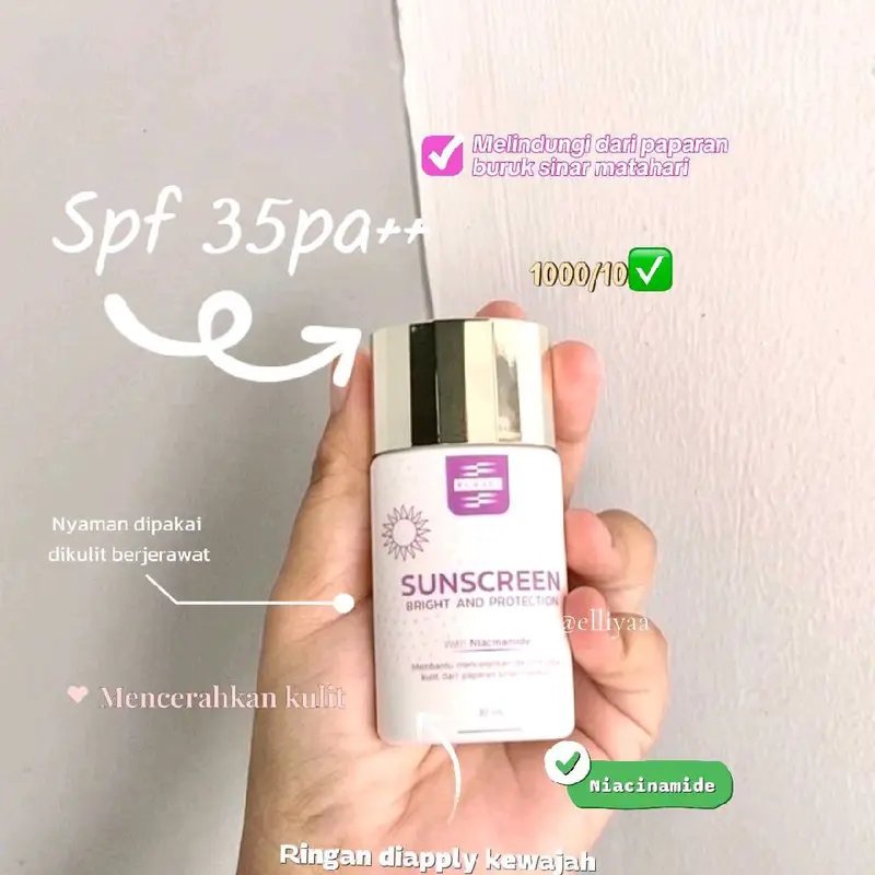 NEW ELBYCI SKINCARE- ALL SUNSCREEN DAY CREAM SIANG ELBYCI ADA DI ETALASE INI 0