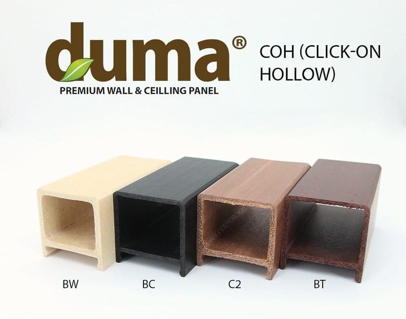 CLICK ON HOLLOW WPC DUMA 34X50 34X75 34X100 2