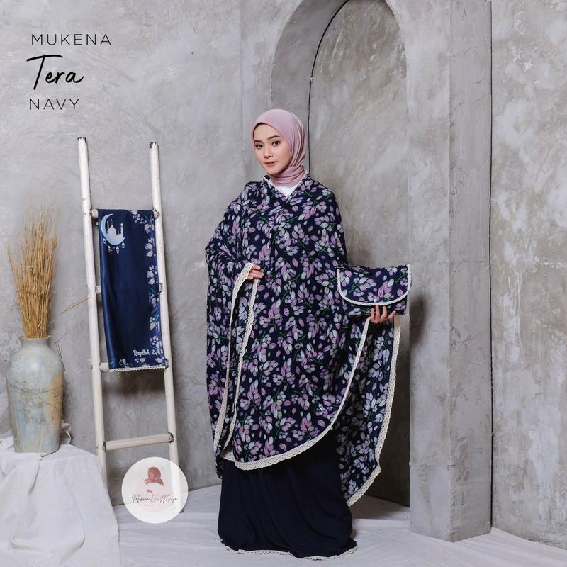 mukena rayon printing tera 2in1 (free tasbih) // cuci gudang last stock 6
