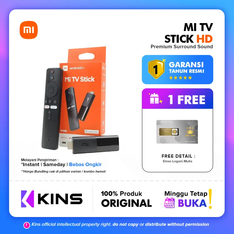 Xiaomi Mi TV Stick Android Smart TV Dongle Chromecast / Xiaomi Mi TV Stick 4K