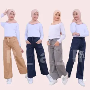 Celana Kulot Anak Perempuan Katun sigaret Fashion