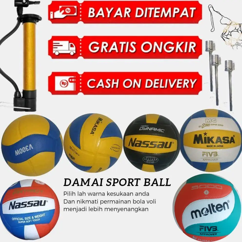 Bola voli pilihan warna tebaru volley outdoor Olahraga Ball Volly dalam & luar ruangan supergold press mesin alat latihan volleyball