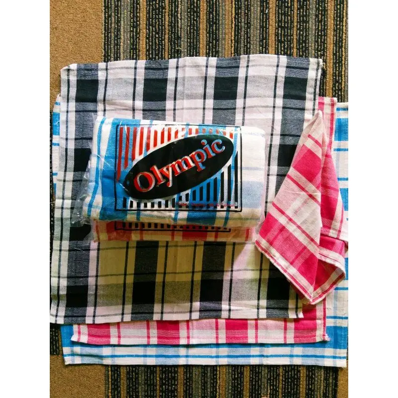 3 pcs Serbet Jumbo Dapur Uk 58x58 Cm Tebal menyerap 100% Cotton Ori
