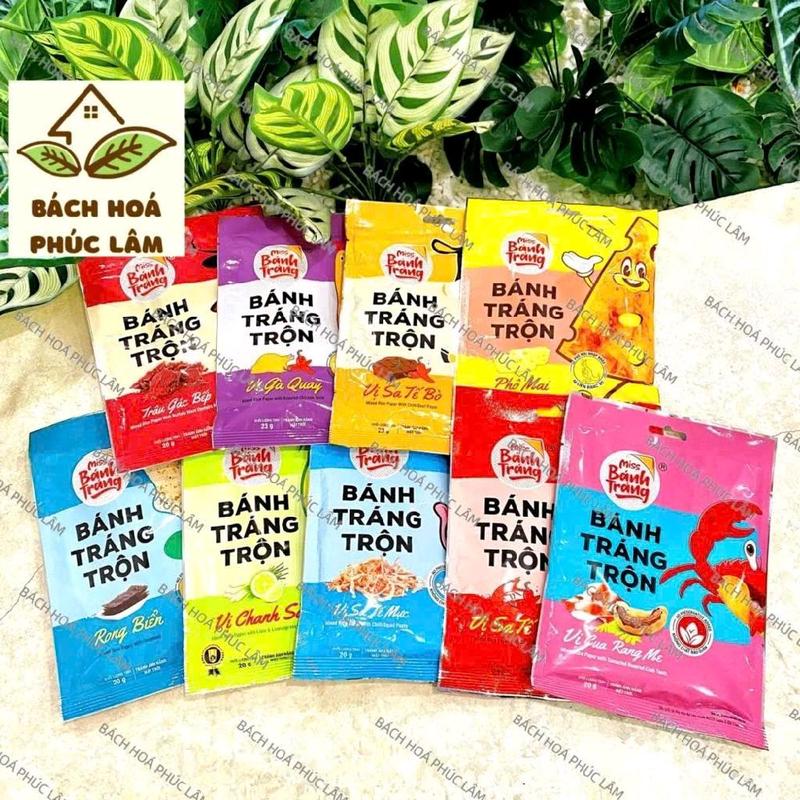 Combo 10 bịch bánh tráng trộn 20g mix vị