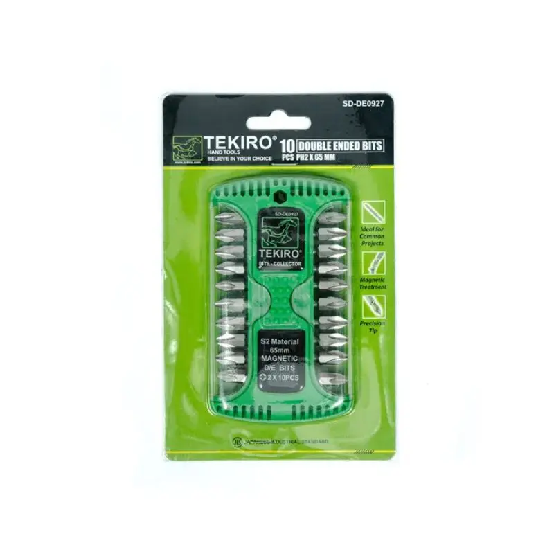 TEKIRO Mata Obeng Angin PH2 x 65mm (++) - Mata Obeng Bor Magnet PH2 - Mata Obeng Sekrup - MATA OBENG GYPSUM DOUBLE SISI PLUS DLL