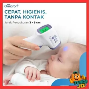 Alat Ukur Suhu Badan & Benda dengan Cepat (1 Detik). Desain elegan, mudah digenggam. Cocok untuk penggunaan di rumah, kantor, atau sekolah.